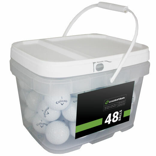 48 Callaway Chrome Soft Triple Track AAAAA/Mint Golf Balls In a Free Bucket