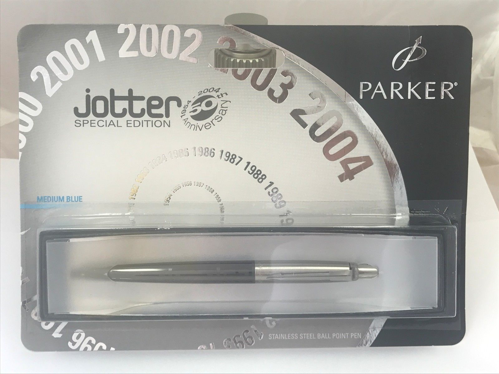 Parker Special Edition Ballpoint Pen Jubilee Charcoal Maze New In Box From 2004
