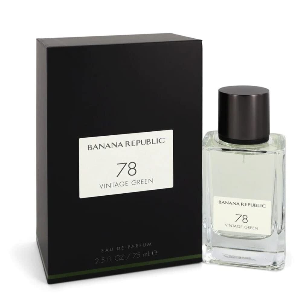 Banana Republic 78 Vintage Green EDP 75ml Fresh Citrus Scent Father\'s Day Sealed
