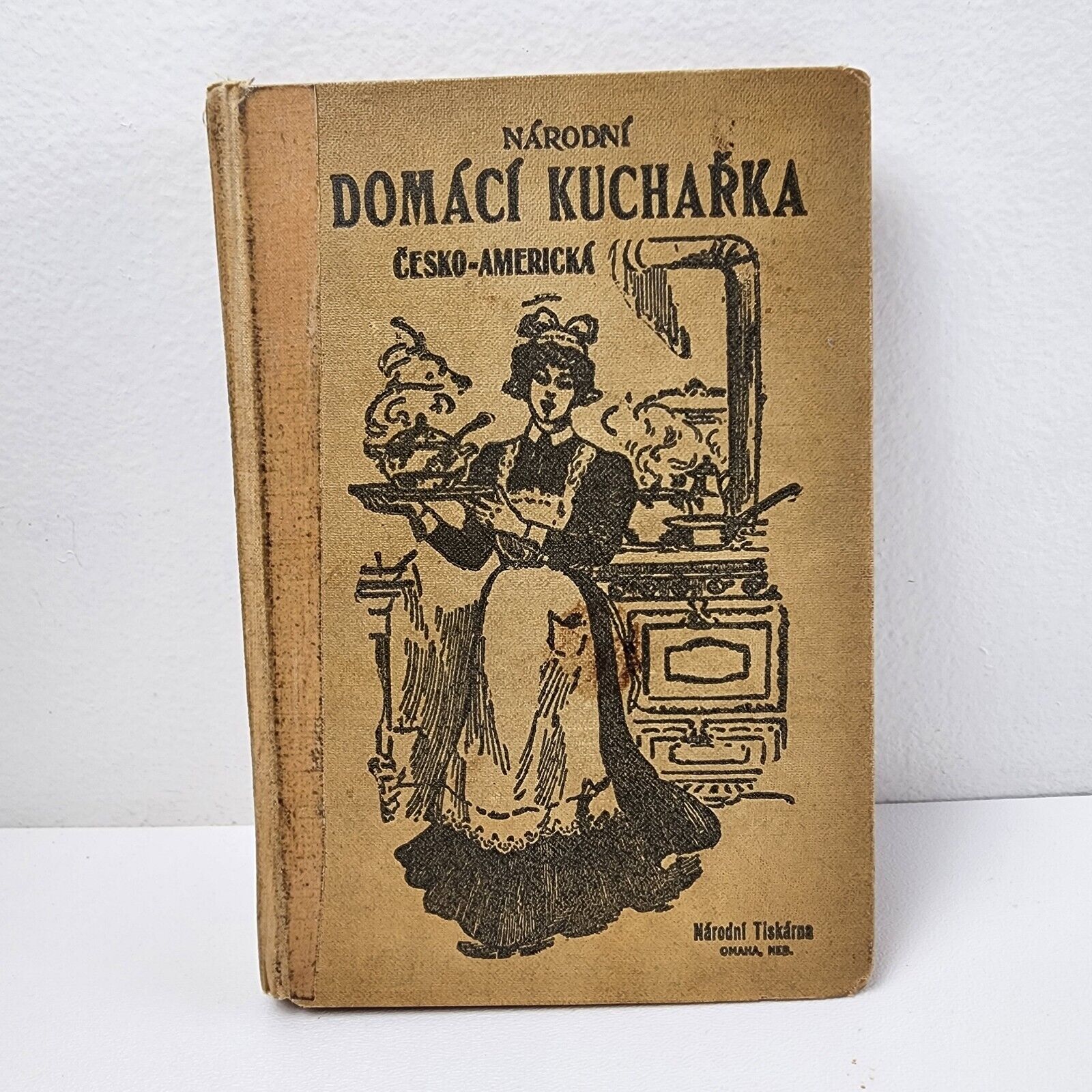Vintage 1926 Cookbook in CZECH Language Narodni Domaci Kucharka Cesko-Americka