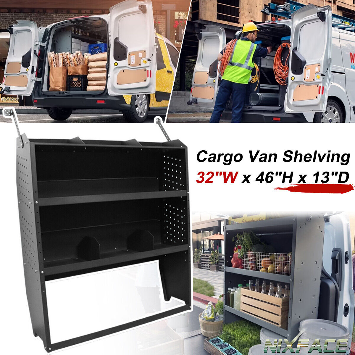 Van Shelving Storage - Space Saver For Ford Transit,GM, NV 32\