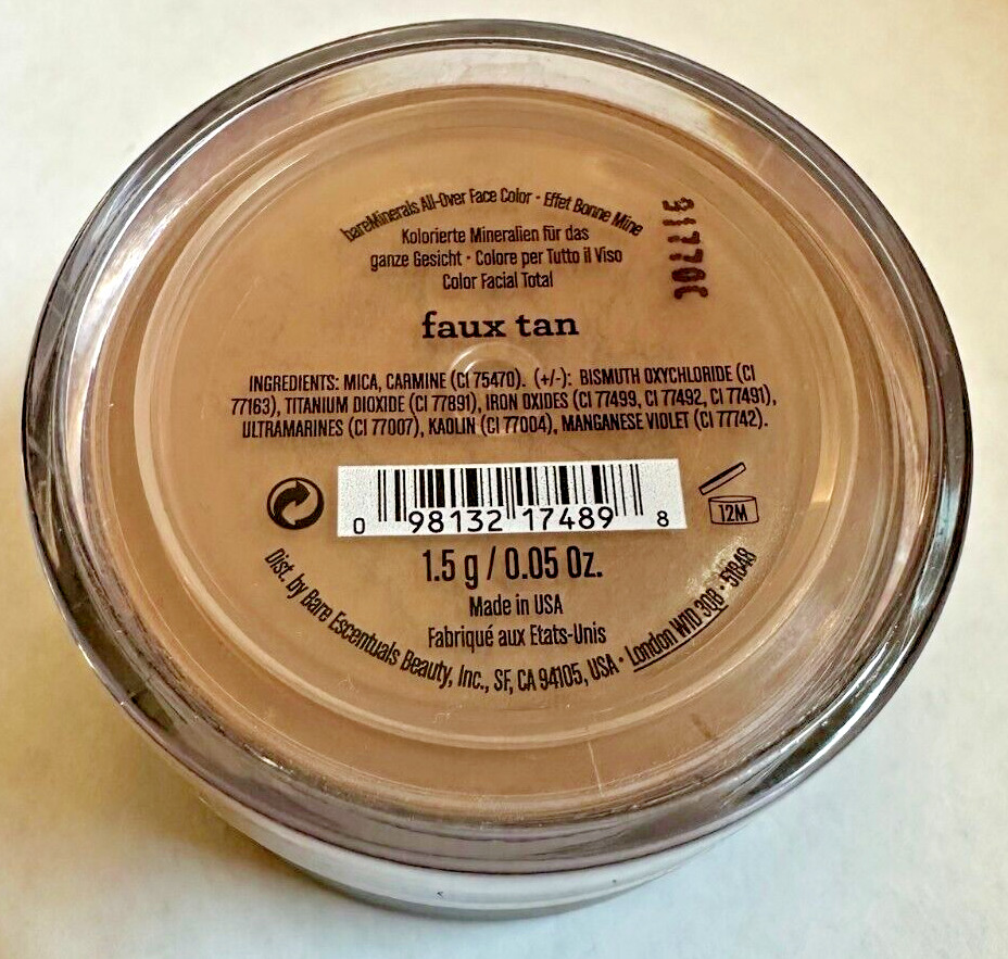 BareMinerals All Over Face Color - Faux Tan - 1.5g/0.05oz