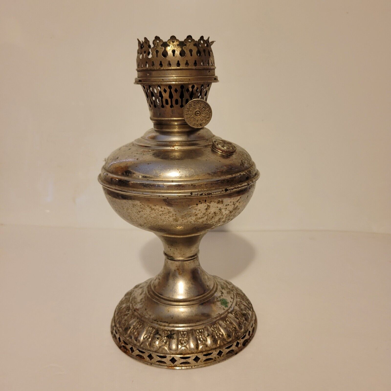 Antique Metal Aladdin Mantle Lamp Company Oil Lamp Kerosene Lamp 12\