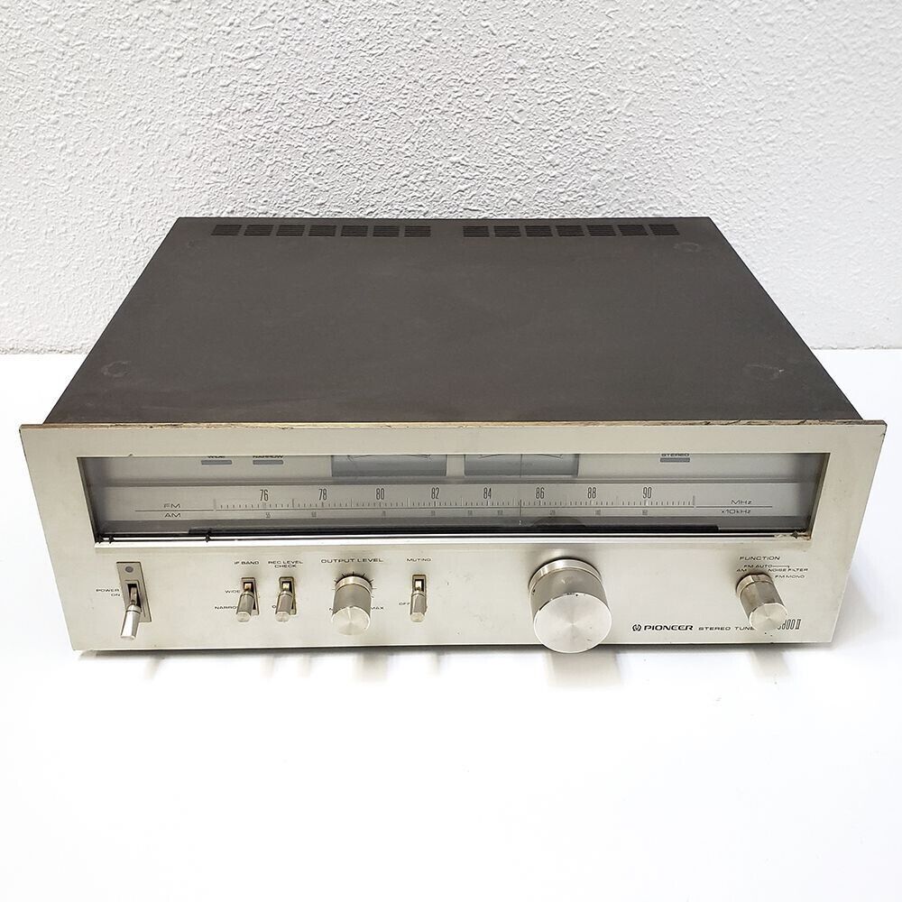 Vintage PIONEER TX-8800 II FM/AM stereo tuner Silver AC100V  Used