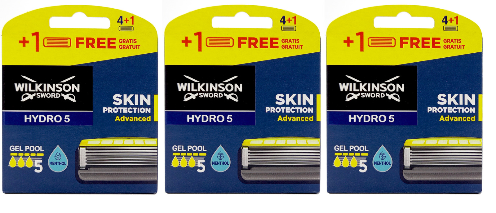 Wilkinson by Schick Hydro 5 Sense Energize Refill Razor Blade, 15 Cartridges