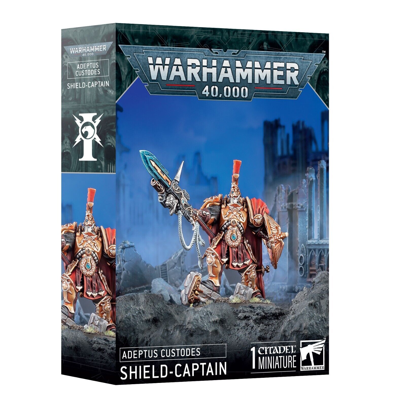 Warhammer 40k Adeptus Custodes: Shield-Captain  NEW in Box