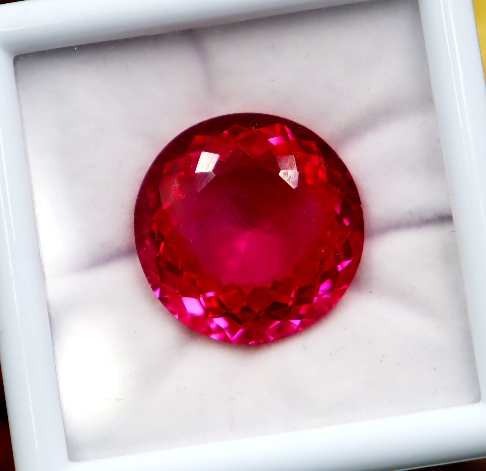 Natural Pink Ruby Round Cut 46.05 Ct Loose Certified Gemstone Christmas Offer
