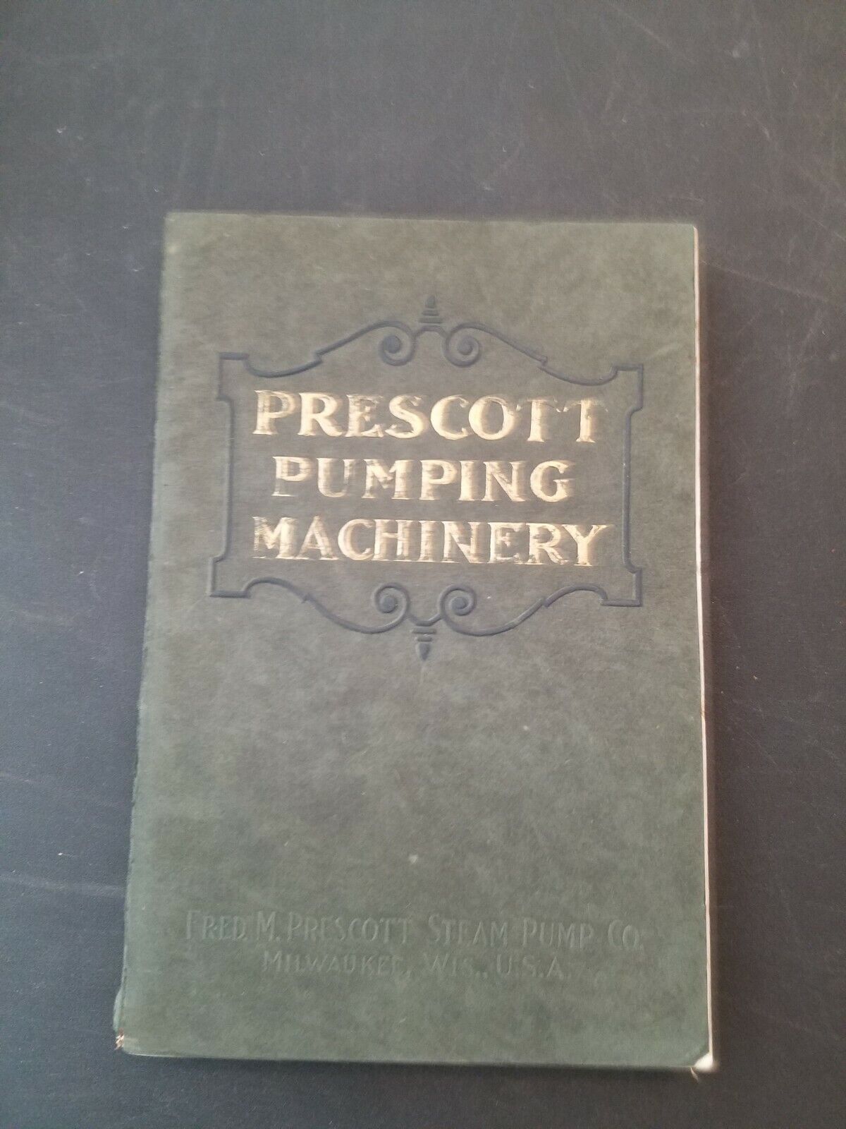 Antiquarian book, Prescott, Pumping Machinery 22 Amazing Pictures PUMP VINTAGE