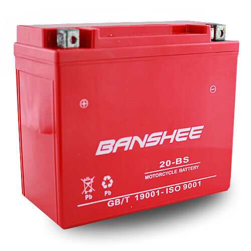 Banshee Replaces YTX20-BS Maintenance Free Sealed AGM Motorcycle Battery