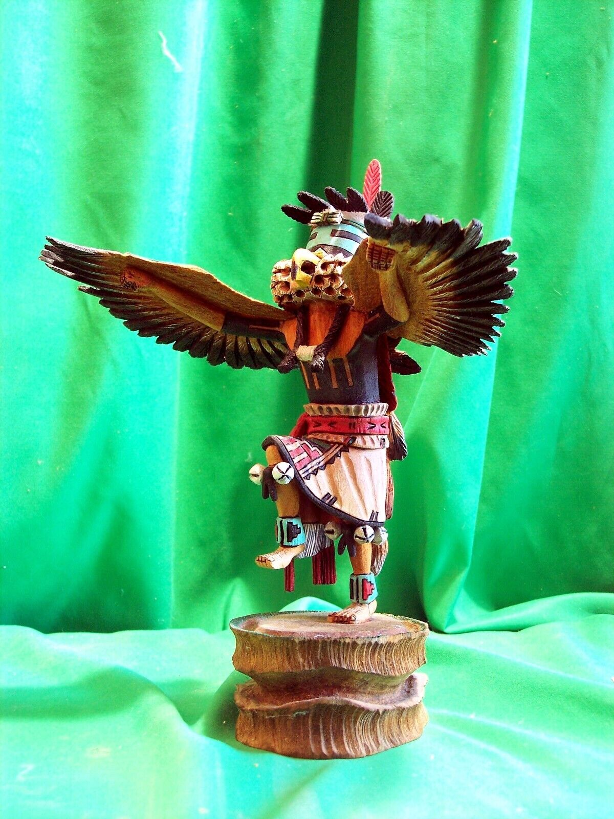 Hopi Kachina Doll -Kwahu, the Eagle Dancer Kachina by Dennis Ross - Beautiful