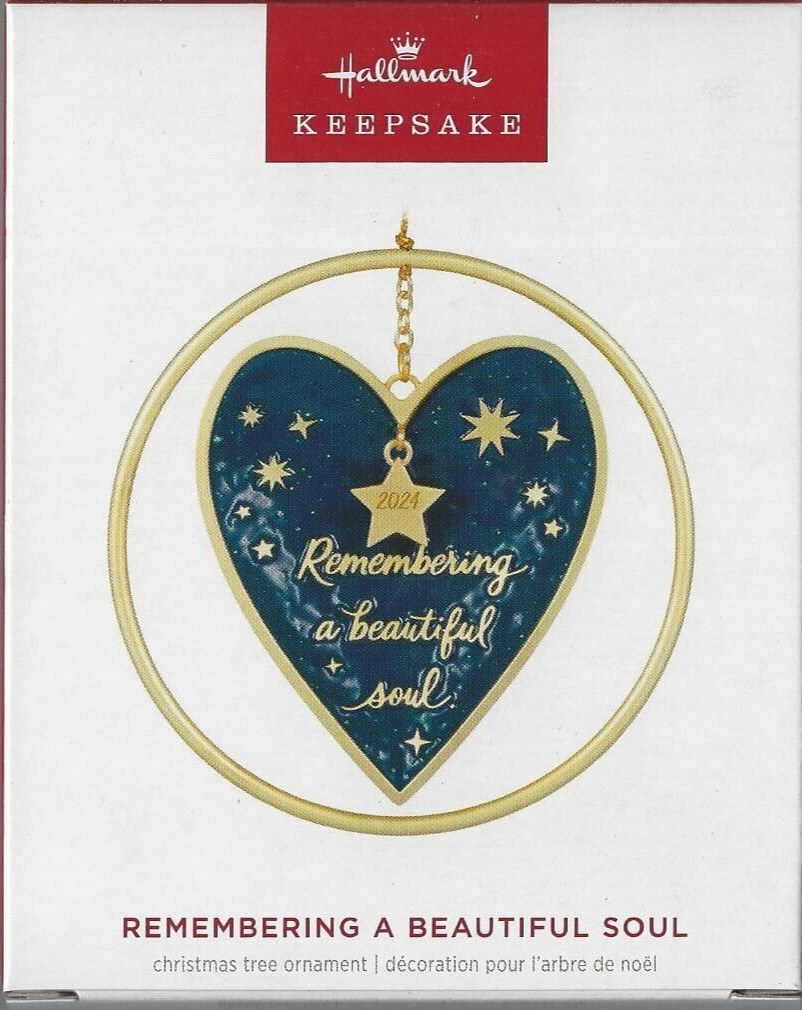 Hallmark Keepsake 2024 Remembering a Beautiful Soul Christmas Tree Ornament NEW