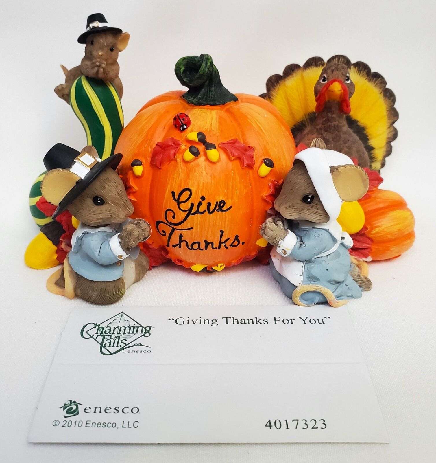 Charming Tails: Giving Thanks For You - 4017323 - *Rare* Pristine Condition