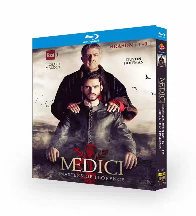 Medici: Masters of Florence (Season 1-4)-English TV series Blu-ray 4 Disc All R