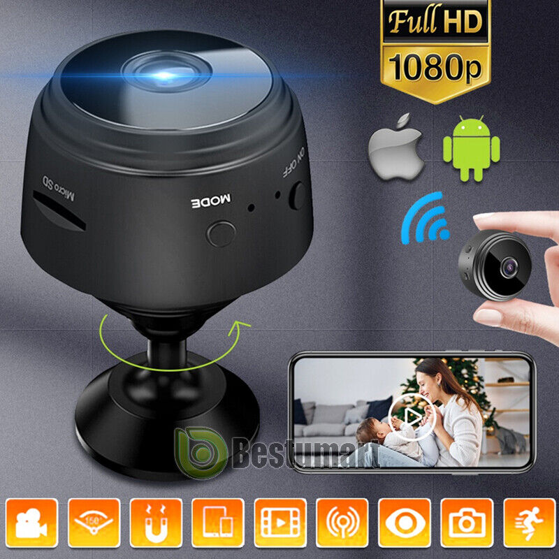 Mini Camaras Espias Con Audio Y Video 1080P HD Wifi Inalambricas Para Seguridad