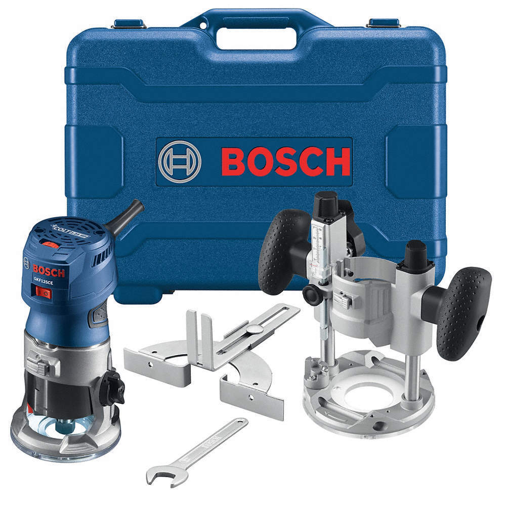 BOSCH GKF125CEPK Router,Corded,1.25 hp 446P33