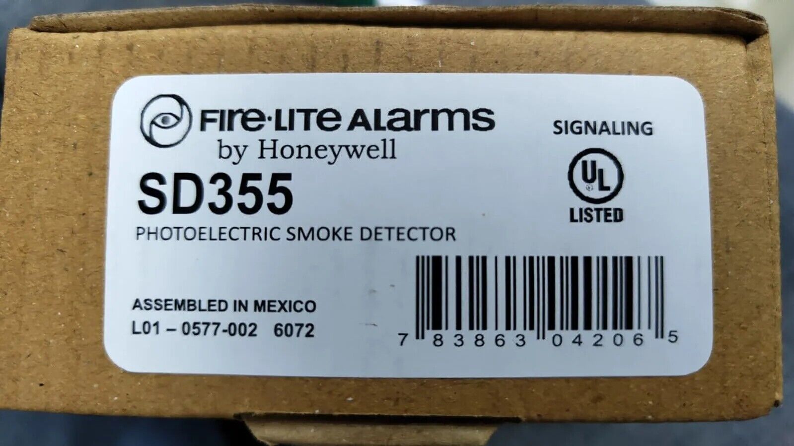 Fire-Lite SD355 Photoelectric Addressable Smoke Detector -Honeywell