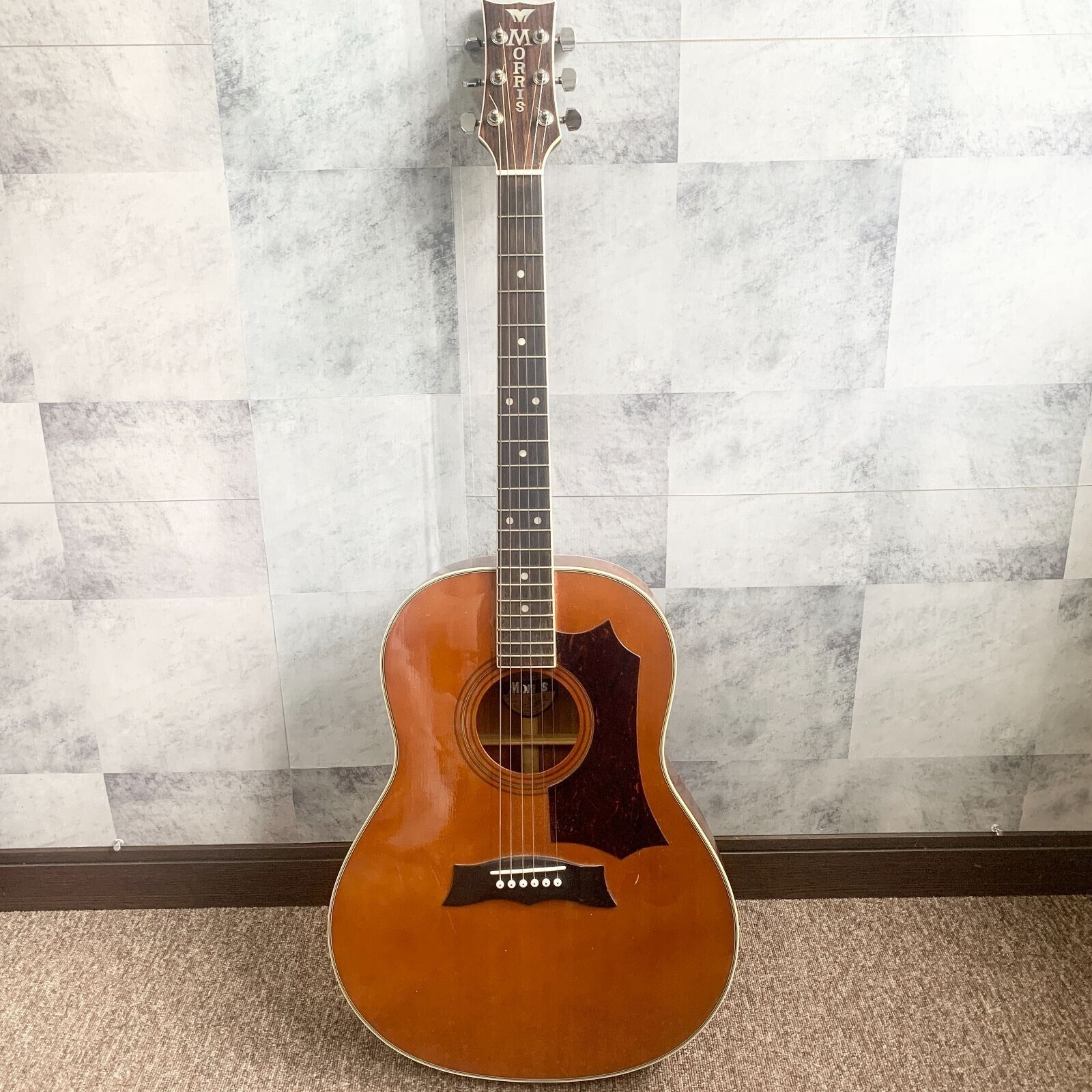 Morris Acoustic Guitar Mg-30 Used From Japan