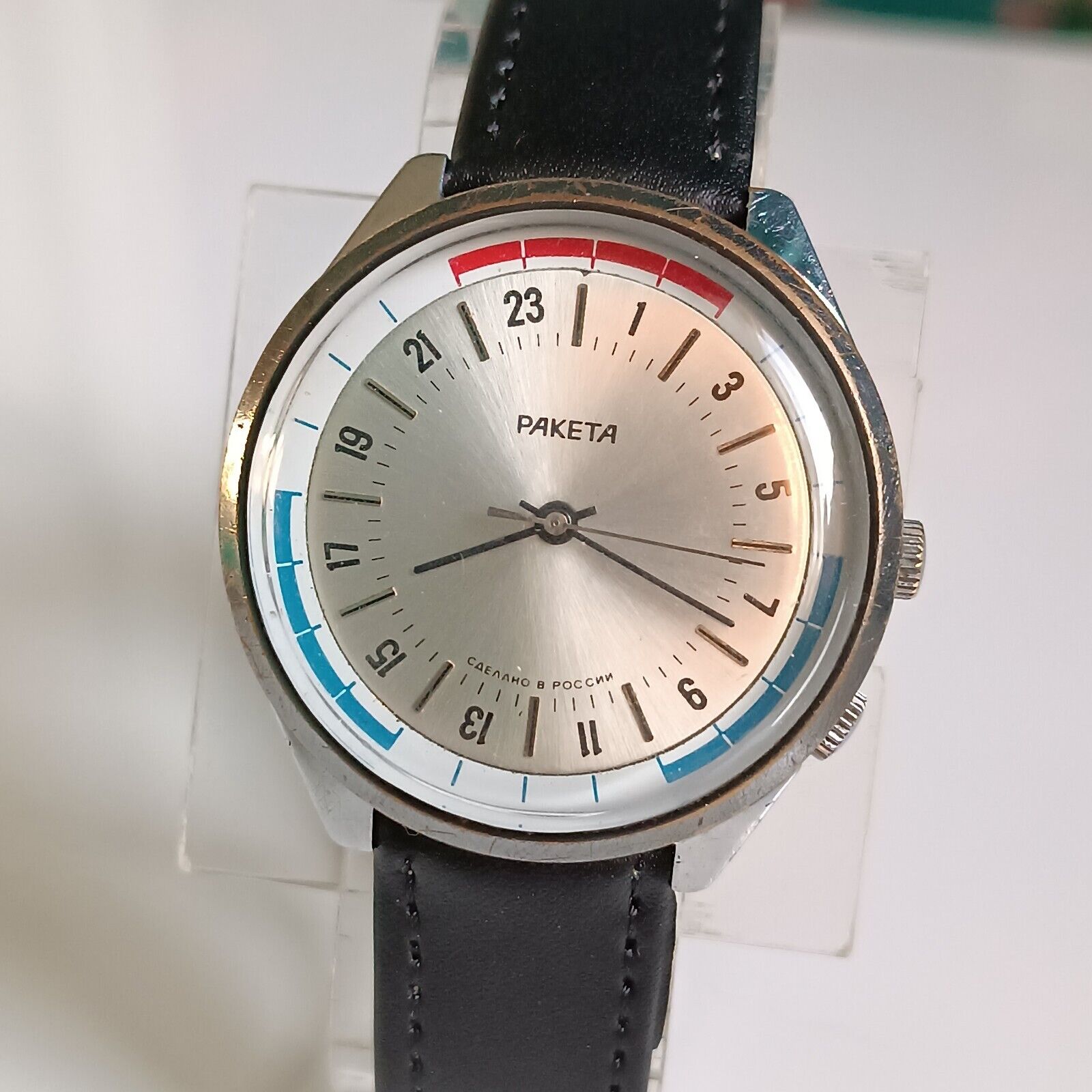 Vintage Raketa 24 h. cal. 2623 Polar  Watch Men’s Mechanical Rare. 