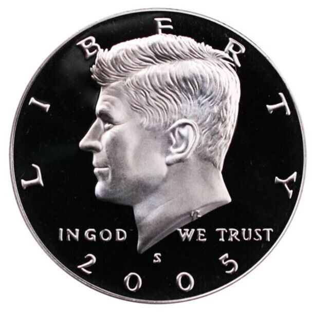 2005 S Proof Kennedy Half Dollar Uncirculated US Mint