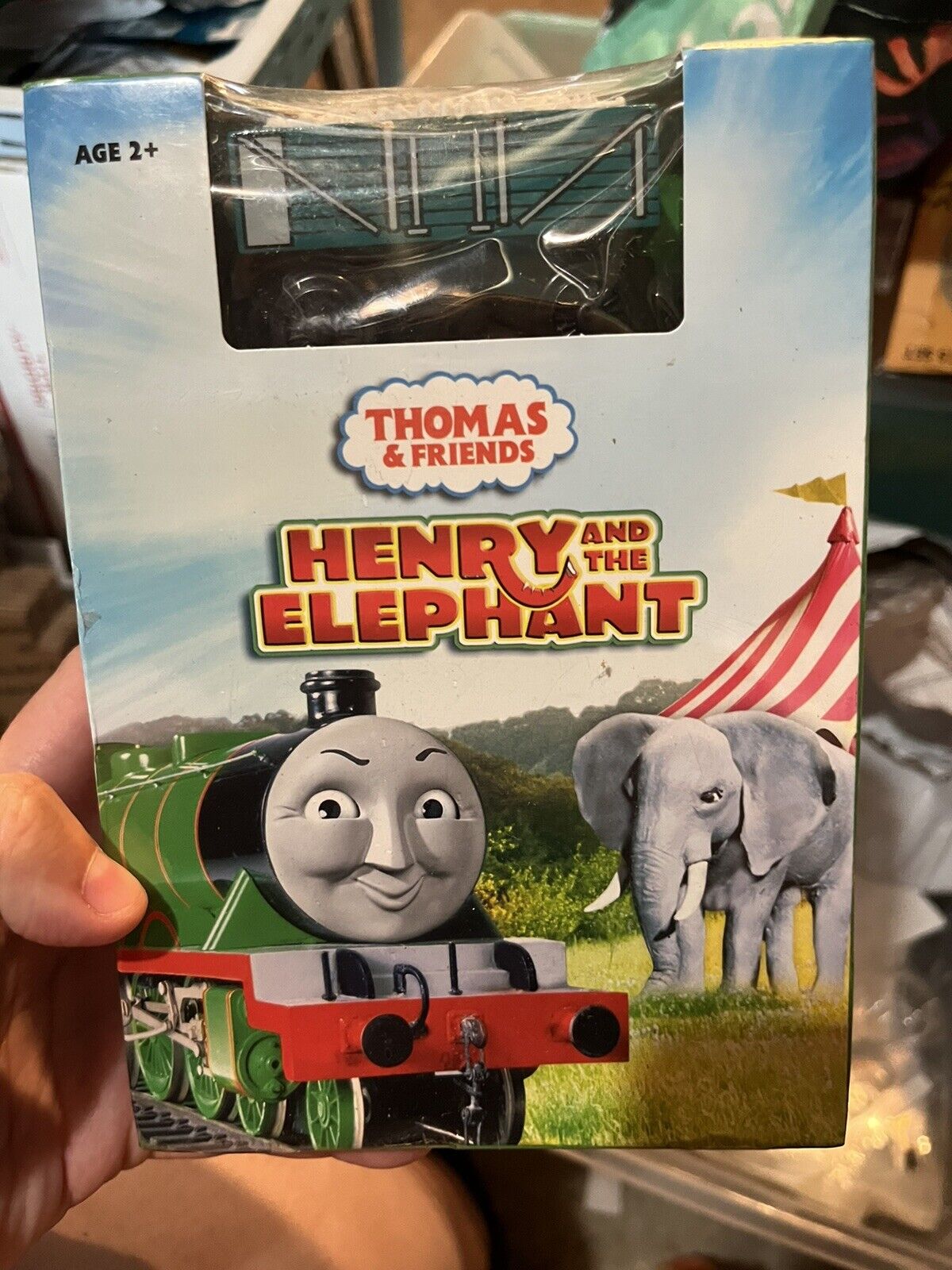 THOMAS THE TRAIN & FRIENDS - Henry And The Elephant DVD And Wooden Train Sealed