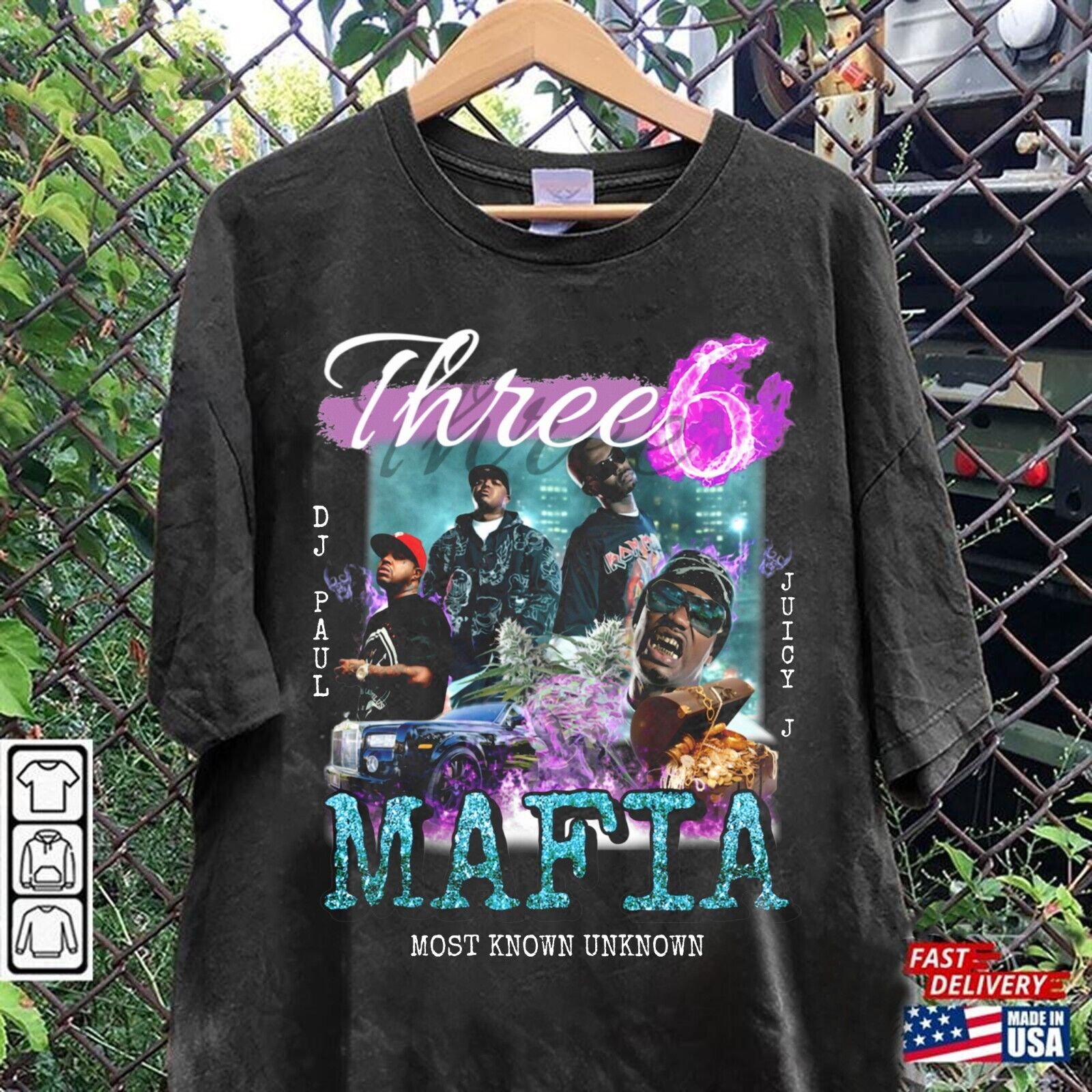 New Popular Three 6 Mafia Word Tour New Rare Unisex S-5XL T-Shirt 4D938 FREESHIP
