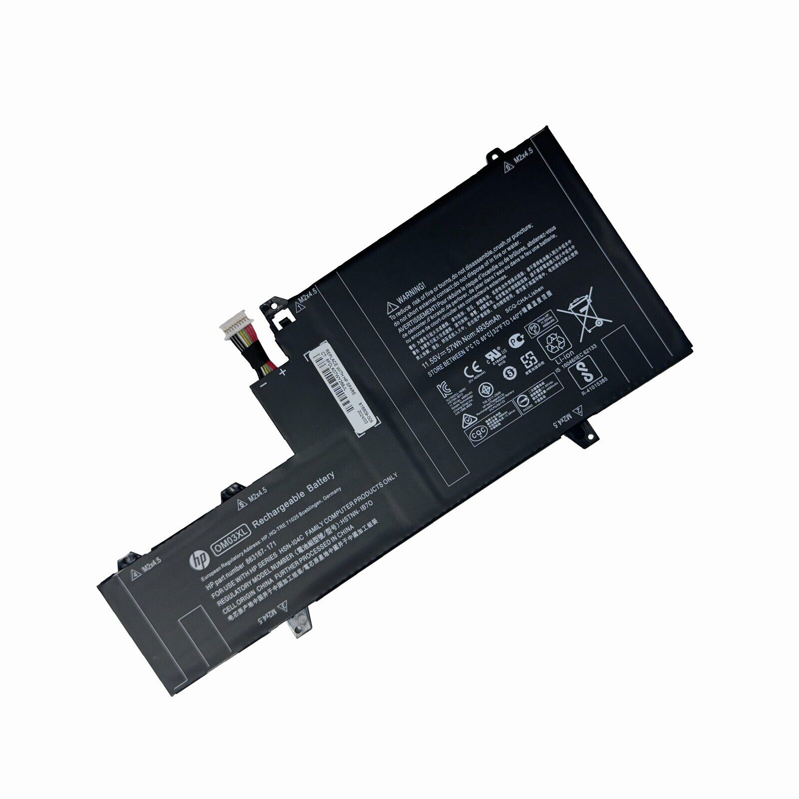 NEW Genuine OM03XL Battery For HP EliteBook X360 1030 G2 HSTNN-IB70 863280-855