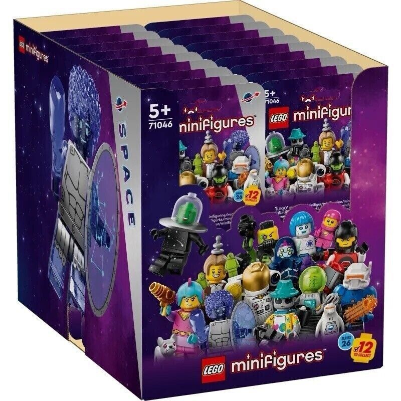 LEGO SPACE Series Sealed Box Case of 36 Minifigures 71046 - PRE ORDER