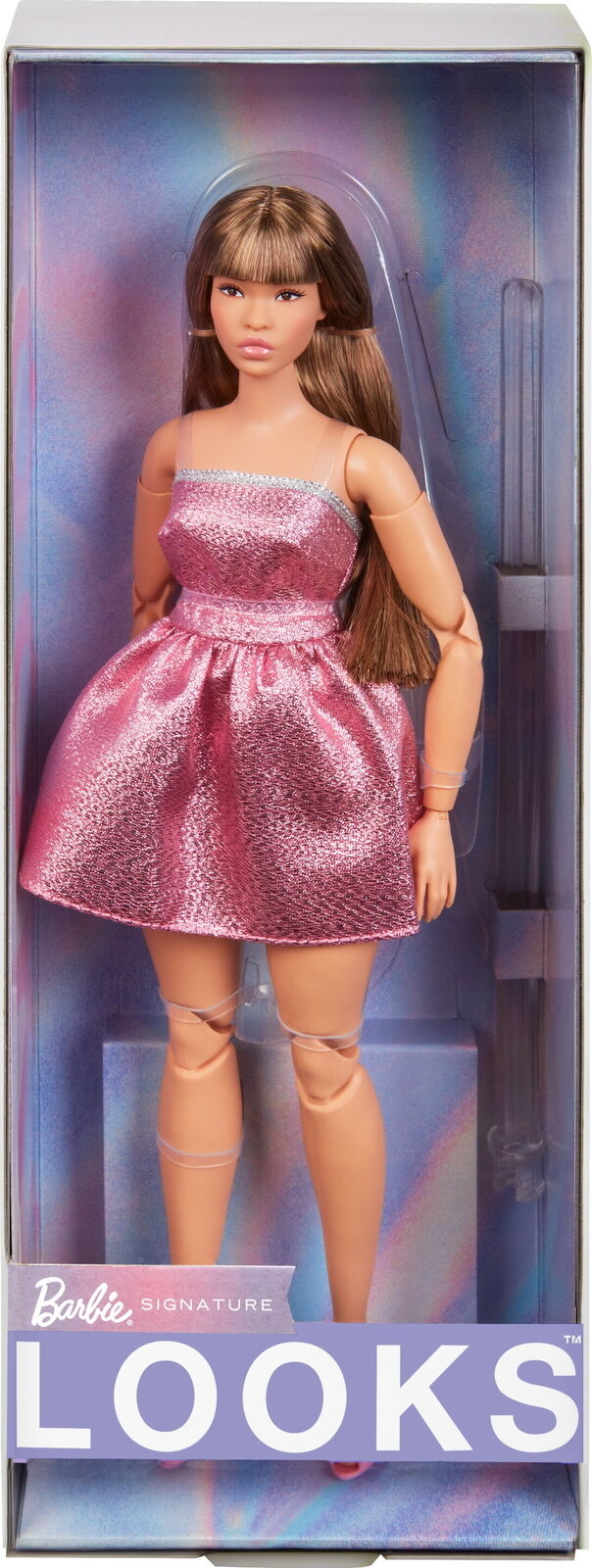 Barbie Looks No. 24 Collectible Doll with Brown Hair and Modern Y2K Fashion