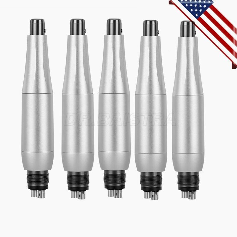5X Dental Hygiene Prophy Handpiece Air Motor 4 Holes With 4:1 Nose cone