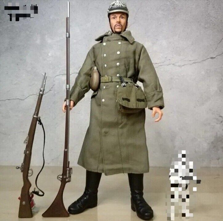Military Figures model 1/6  1-12   War I Prussian soldiers/handmade