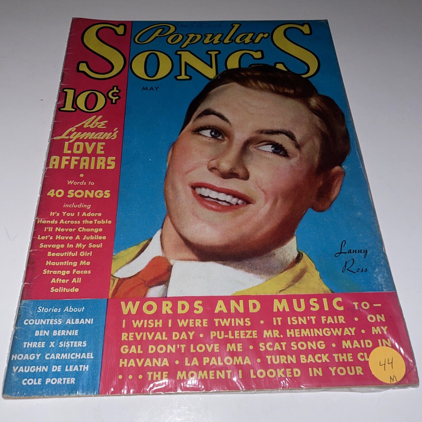 Vintage Popular Songs magazine 