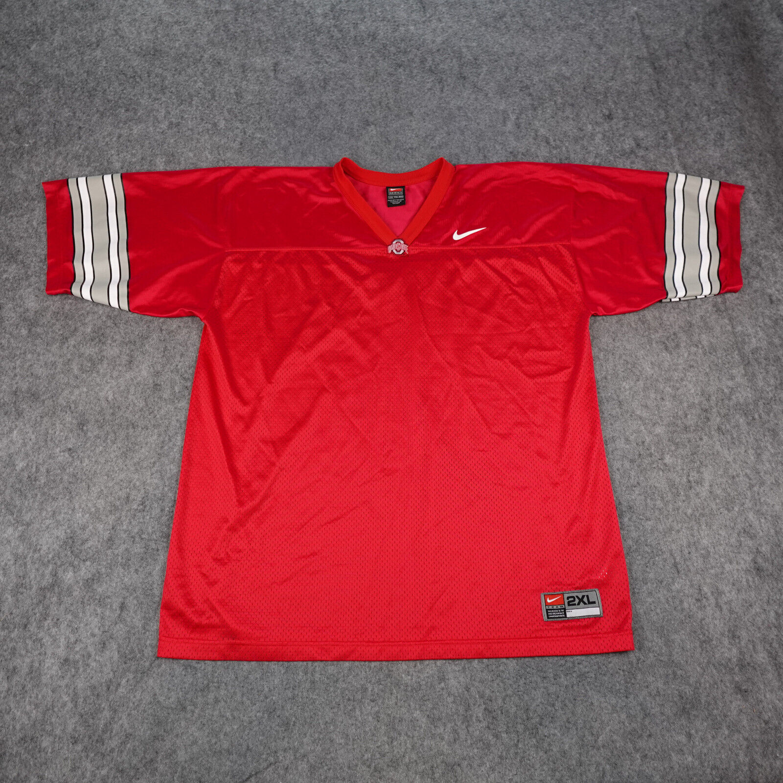 Vintage Ohio State Buckeyes Football Jersey Mens XXL Red Nike Team Blank Custom