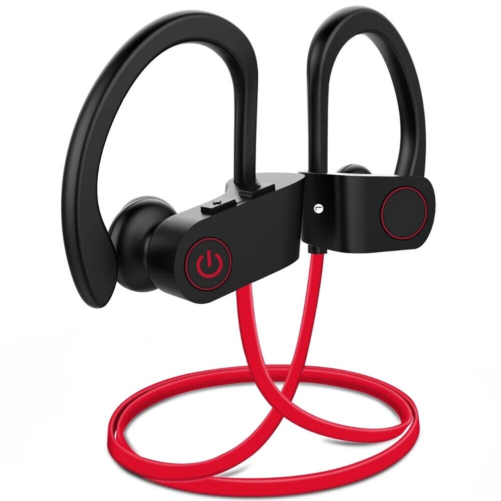 Waterproof Bluetooth 5.0 Stereo Sport Wireless Headphones in Ear Headset lot USA