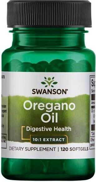 Swanson Premium Oregano Oil 10:1 Extract 120 Softgels - 