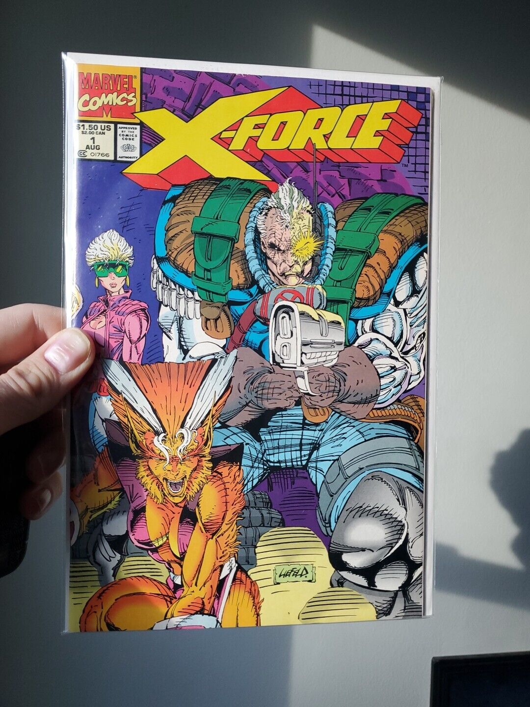 X-FORCE #1 MARVEL COMICS Rare Removed Polybag Variant. 