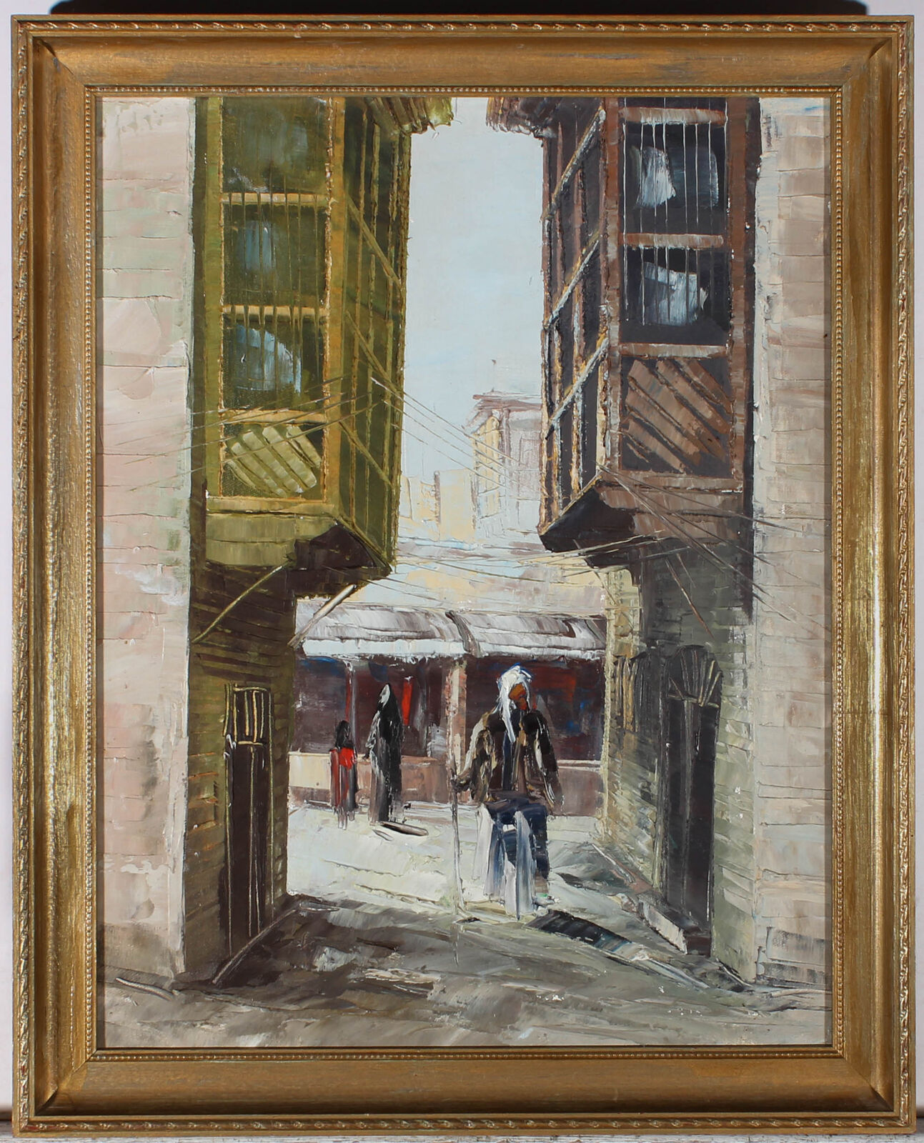 Mid 20th Century Oil - Wandering the Streets