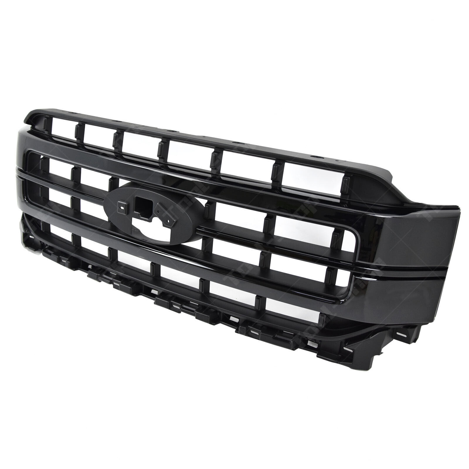 2021-2023 Ford F150 Lariat Sport Front Upper Grille Gloss Black OEM ML348200FA