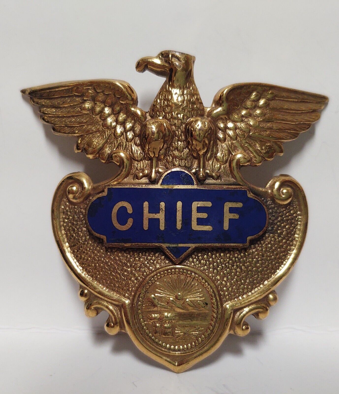 Obsolete Vintage State Of Ohio Chief Badge