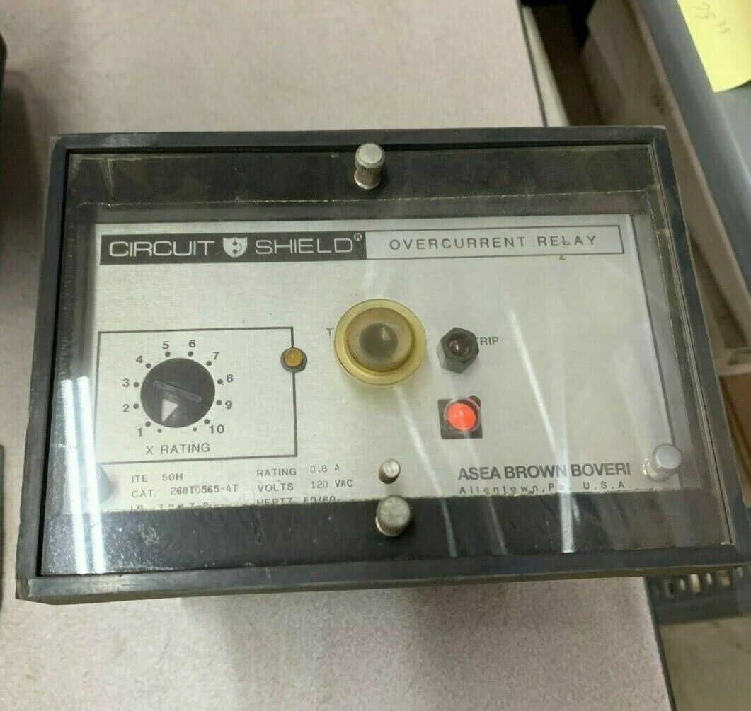 USED ABB OVERCURRENT RELAY 268T0565-AT