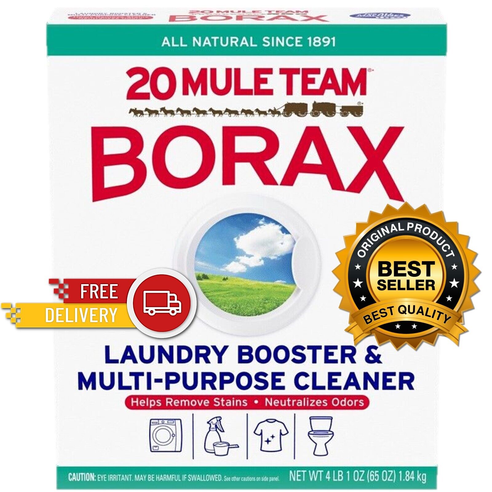 20 Mule Team Detergent Booster - 65oz.