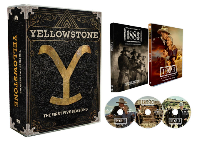 Yellowstone The Complete Seasons 1,2,3,4 + 5 Season + 1883 & 1923 DVD US SELLER