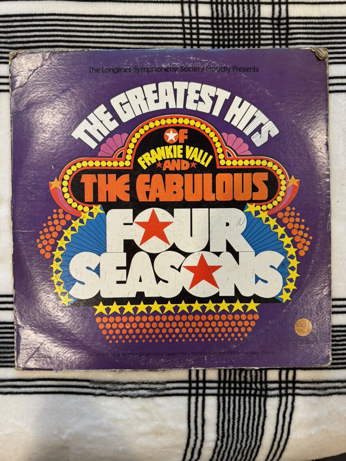 Vintage The Greatest Hits Of Frankie Valli And The Fabulous Four Seasons  1974