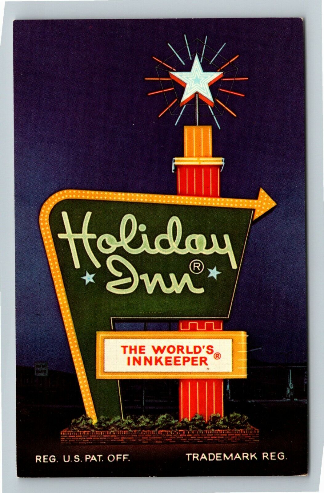 Alvin TX-Texas, Holiday Inn, Hotel, Motel, Vintage Postcard