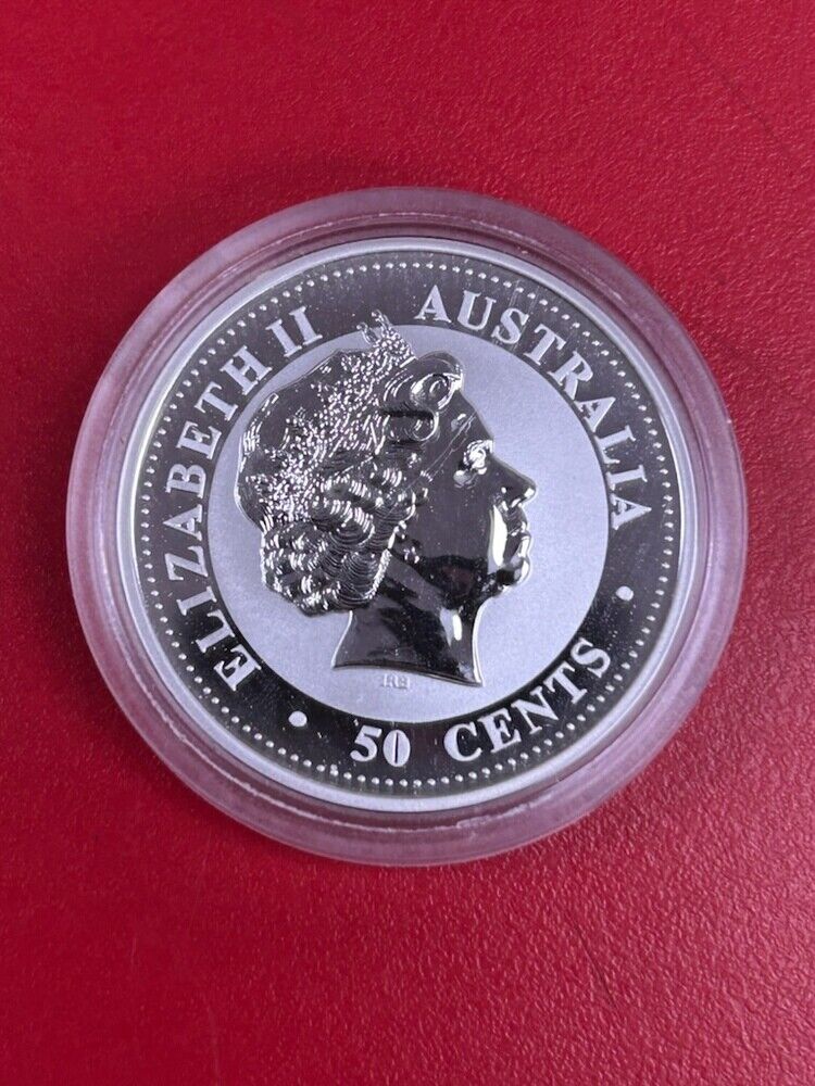 AUSTRALIA  2002 1/2 OUNCE SILVER / YEAR OF THE HORSE / PROOF