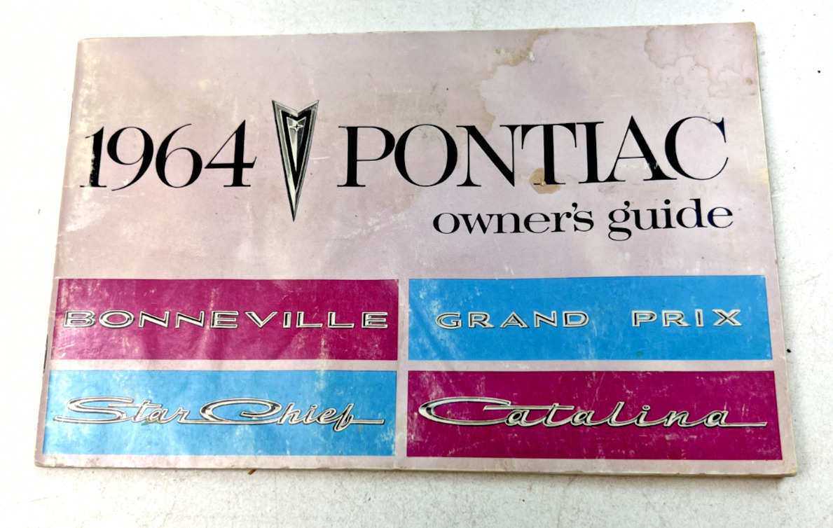 Vintage 1968 Pontiac Owner's Guide