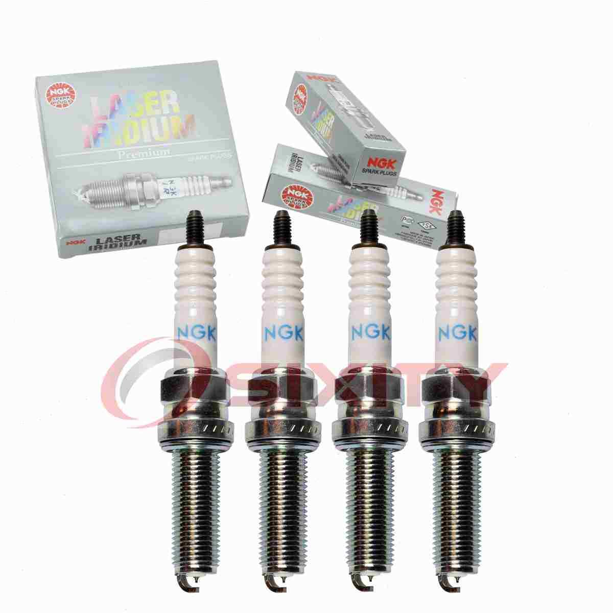 4 pc NGK 95399 SILMAR9B9 Laser Iridium Spark Plugs for Ignition Wire zx