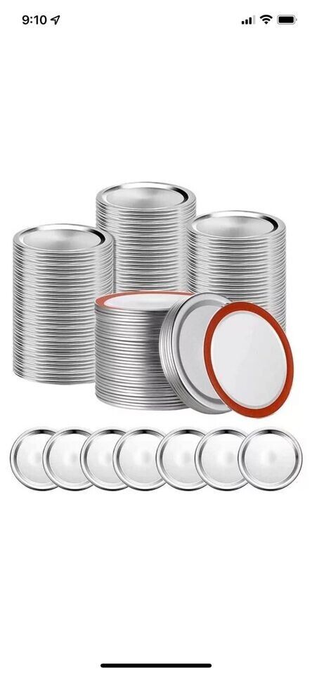 Wide Mouth Canning Lids 114 Count