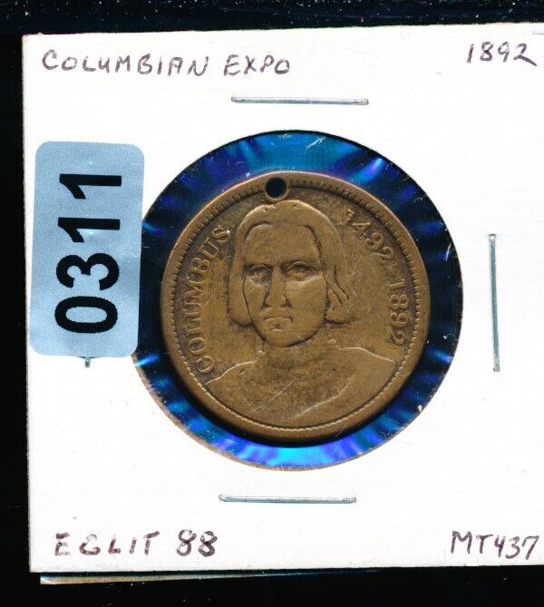 COLUMBIAN EXPO 1892 - EGLIT 8 - #0311