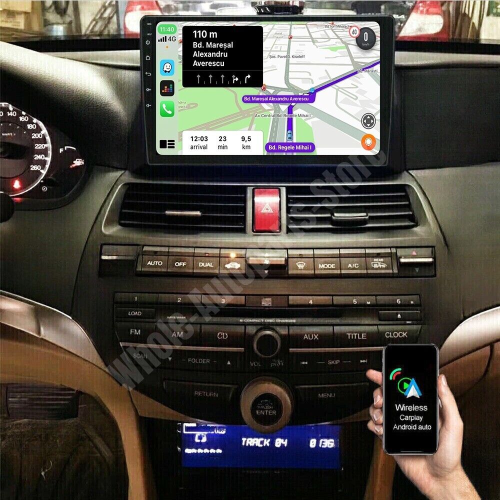 For 2008-2013 Honda Accord Android 13 Stereo Car Radio GPS WIFI Carplay 