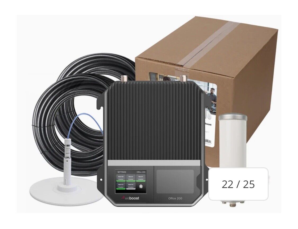 New weBoost Office 200 50 Ohm Signal Booster - 5G/4G LTE - FCC Approved - 472047